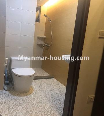 ミャンマー不動産 - 賃貸物件 - No.4648 - Nice condominium room for rent near Gandamar Whole Sales Mayangone! - bathroom 2 view