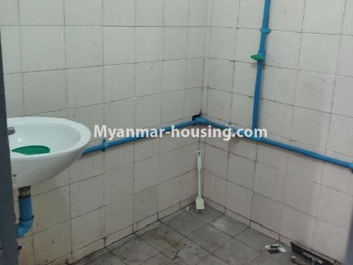 Myanmar real estate - for rent property - No.4649 - Ground floor for Shop or Restaurant near the Secretariat, Botahtaung! - bathroom view