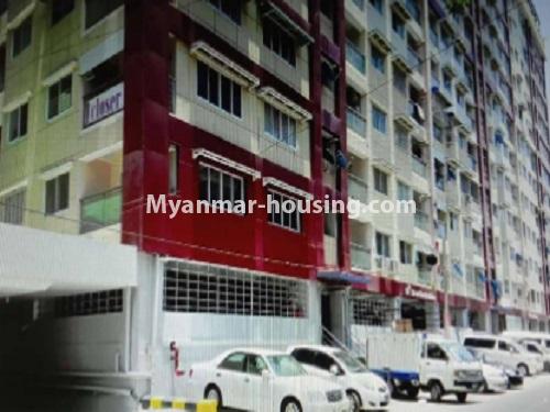 ミャンマー不動産 - 賃貸物件 - No.4652 - Two bedrooms unit in 50th Street Condominium, Botahtaung! - building view