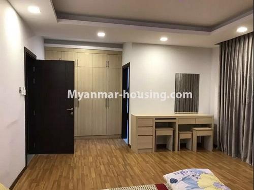缅甸房地产 - 出租物件 - No.4653 - Furnished Twin Centro Condominium room for rent in Sanchaung! - another master bedroom view