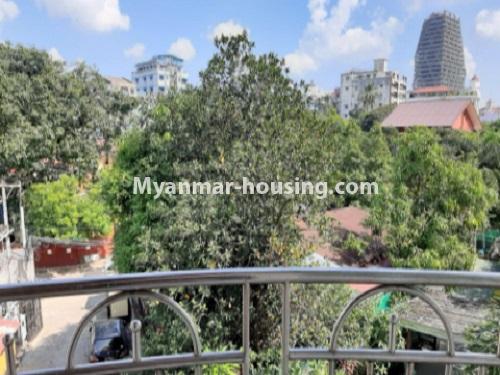 缅甸房地产 - 出租物件 - No.4660 - 3200 square feet condominium room for rent in Kamaryut! - outside view from balcony