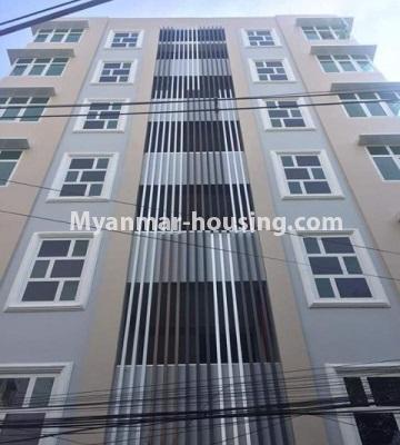 缅甸房地产 - 出租物件 - No.4663 - Newly built condominium room for rent on Htan Ta Pin road, Kamaryut! - building view