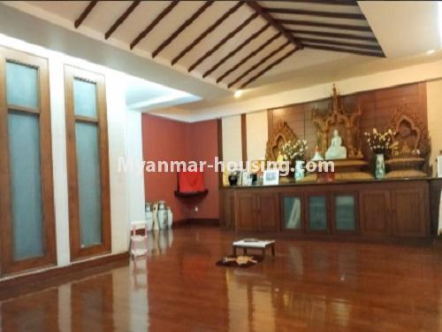 Myanmar real estate - for rent property - No.4664 - Large Condominium room for office or big family in Yangon Downtown! - shrine room view
