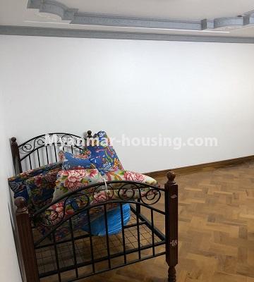 ミャンマー不動産 - 賃貸物件 - No.4666 - Decorated Aung Chan Thar Condominium room for rent in Kamaryut! - bedroom 2 view