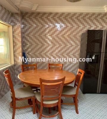 缅甸房地产 - 出租物件 - No.4670 - Furnished condominium room for rent near Myanmar Plaza! - dinning area view