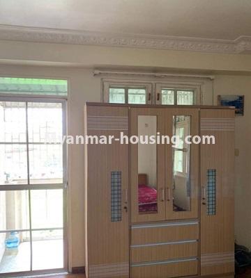 缅甸房地产 - 出租物件 - No.4670 - Furnished condominium room for rent near Myanmar Plaza! - wardrobe view in bedroom