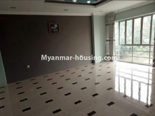 မြန်မာအိမ်ခြံမြေ - ငှားရန် property - No.4678 - တာမွေ Ocean Center အနီးတွင် ကွန်ဒိုတစ်ခန်းငှားရန်ရှိသည်။living room view