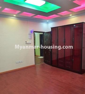 Myanmar real estate - for rent property - No.4688 - Large Zawtika Condominium room with tow BH for rent in Thin Gann Gyun! - master bedroom view