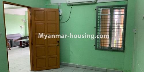 မြန်မာအိမ်ခြံမြေ - ငှားရန် property - No.4690 - သင်္ဃန်းကျွန်းတွင် အိပ်ခန်းနှစ်ခန်းပါသော ကွန်ဒိုခန်းငှားရန်ရှိသည်။ - bedroom 1 view