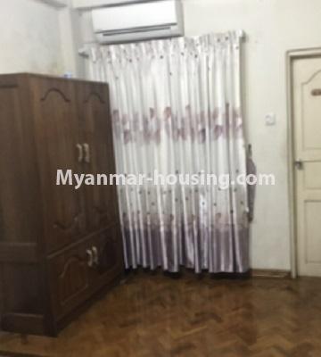 Myanmar real estate - for rent property - No.4694 - First floor apartment for rent in Shwepadauk Yeik Mon Housing, Kamaryut. - single bedroom view