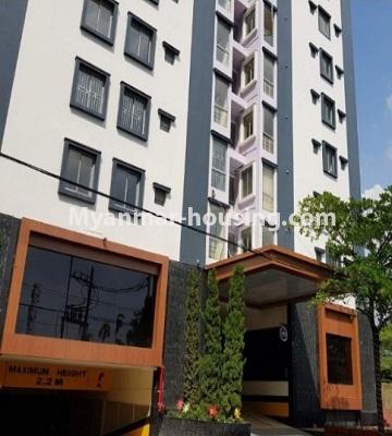 ミャンマー不動産 - 賃貸物件 - No.4695 - Furnished three bedrooms Royal Thukha condominium for rent in Hlaing! - building view