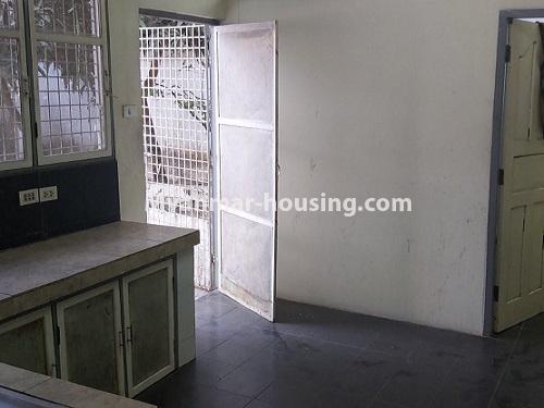 Myanmar real estate - for rent property - No.4696 - Half and three storey landed house for big office or home office for rent in Yankin! - small kitchen view