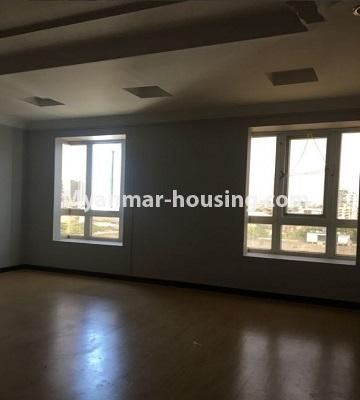 Myanmar real estate - for rent property - No.4697 - Unfinished 3 BHK Esprado Condominium room for rent in Dagon! - anothr view of living room