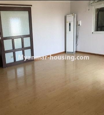 Myanmar real estate - for rent property - No.4697 - Unfinished 3 BHK Esprado Condominium room for rent in Dagon! - another view of living room