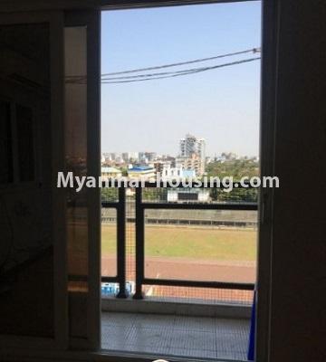 Myanmar real estate - for rent property - No.4697 - Unfinished 3 BHK Esprado Condominium room for rent in Dagon! - outside view from balcony