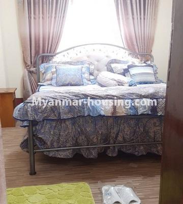 缅甸房地产 - 出租物件 - No.4704 - One BHK Maharnawat Condominium room for rent in Botahtaung! - bedroom view