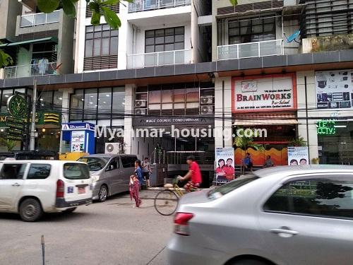 Myanmar real estate - for rent property - No.4705 - Three bedrooms condominium room for rent in Tarmyay! - building view