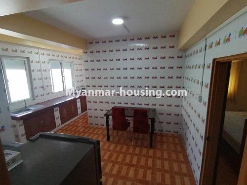 缅甸房地产 - 出租物件 - No.4706 - Furnished 1 BHK condominium room for rent in Sanchaung! - kithchen view