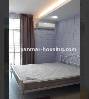 缅甸房地产 - 出租物件 - No.4710 - Two BHK Sanchaung Garden Residence Condominium room for rent in Sanchaung! - master bedroom view