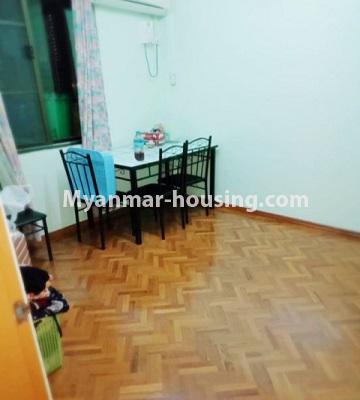 缅甸房地产 - 出租物件 - No.4713 - 3BHK apartment in Shwe Ohn Pin Housing, Yankin! - dining area view