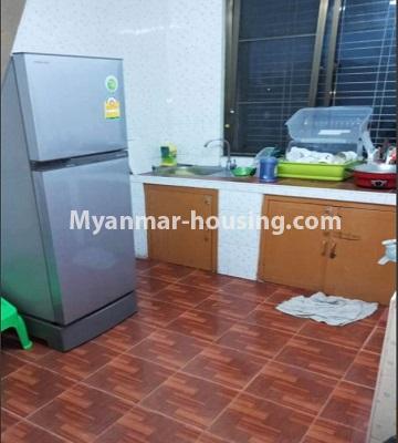 缅甸房地产 - 出租物件 - No.4713 - 3BHK apartment in Shwe Ohn Pin Housing, Yankin! - kitchen view