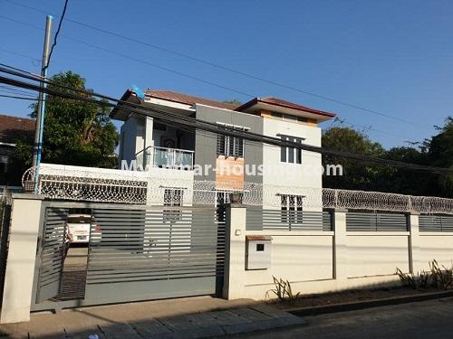 缅甸房地产 - 出租物件 - No.4714 - Two storey landed house with reasonable price for rent in Hlaing! - property view