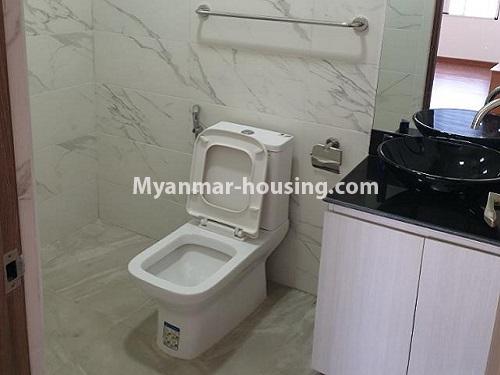 Myanmar real estate - for rent property - No.4714 - Two storey landed house with reasonable price for rent in Hlaing! - bathroom 2 view