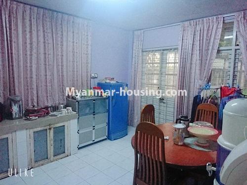 Myanmar real estate - for rent property - No.4715 - Landed house with large yard for rent in 8 Mile! - kitchen view
