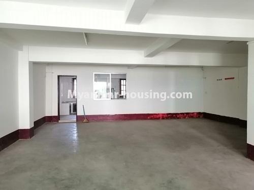 Myanmar real estate - for rent property - No.4716 - Fourth floor apartment hall type for office or training class in Lanmadaw! - hall view