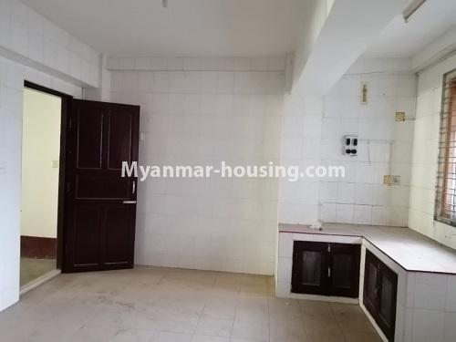 Myanmar real estate - for rent property - No.4716 - Fourth floor apartment hall type for office or training class in Lanmadaw! - another view of kitchen