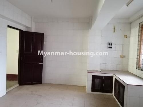 缅甸房地产 - 出租物件 - No.4716 - Fourth floor apartment hall type for office or training class in Lanmadaw! - another view of kitchen