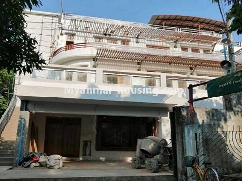 缅甸房地产 - 出租物件 - No.4717 - Nice half and two storey landed house for rent in near AD Traffic Point, Mayangone! - house view