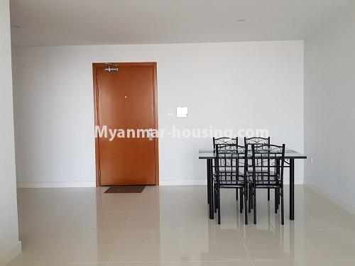 Myanmar real estate - for rent property - No.4720 - New room in Galaxy Tower, Star City, Thanlyin! - dinning area view
