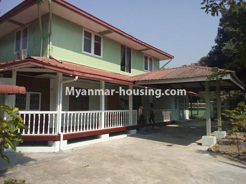 缅甸房地产 - 出租物件 - No.4721 - Two storey landed house with reasonable price for rent in Hlaing! - house view