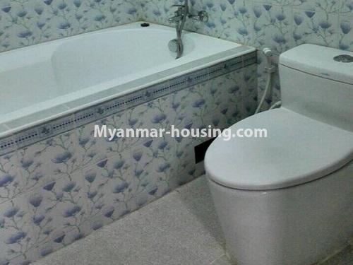 Myanmar real estate - for rent property - No.4722 - Four storey landed house for rent in Golden Valley, Bahan! - bathroom view