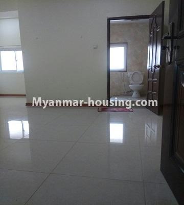 Myanmar real estate - for rent property - No.4723 - Large 3 BHK condominium room for rent near Myaynigone! - another view of master bedroom