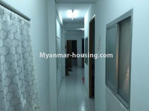 缅甸房地产 - 出租物件 - No.4724 - First floor apartment room for rent in Sanchaung! - corridor view