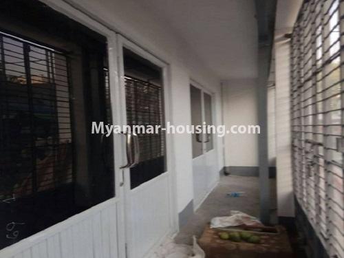 Myanmar real estate - for rent property - No.4728 - Large ground floor for rent near Night Market, Kyeemyintdaing! - balcony view