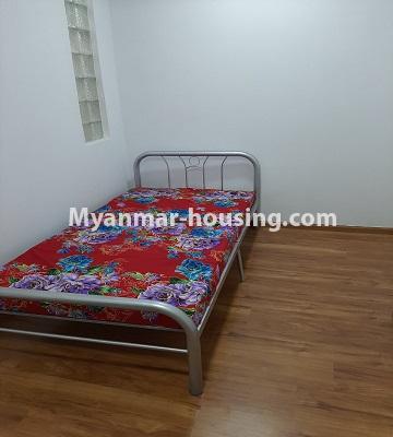 Myanmar real estate - for rent property - No.4729 - Furnished two bedroom mini condominium room for rent near Myaynigone, Sanchaung! - another master bedroom view