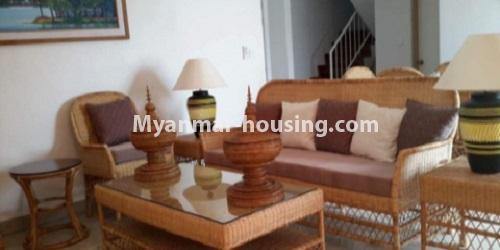 缅甸房地产 - 出租物件 - No.4733 - Furnished Duplex Penthouse for rent in Star City, Thanlyin! - living room view