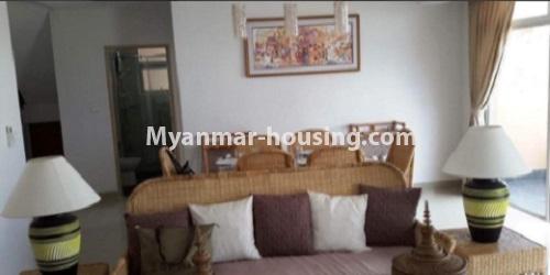 缅甸房地产 - 出租物件 - No.4733 - Furnished Duplex Penthouse for rent in Star City, Thanlyin! - anothr view of living room