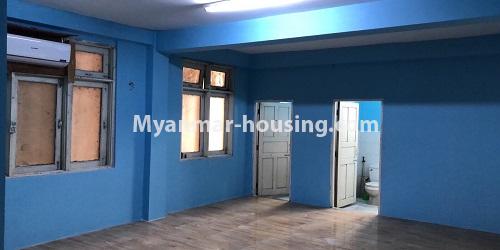 Myanmar real estate - for rent property - No.4734 - Large office room for rent on Ba Yint Naung Road, Kamaryut Township. - front side hall view