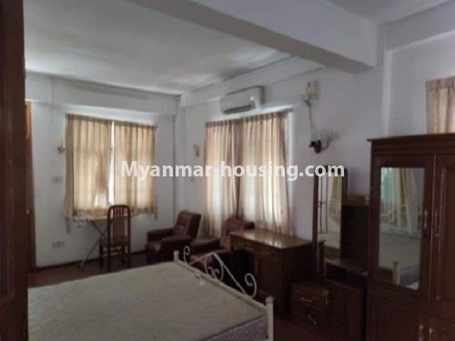 缅甸房地产 - 出租物件 - No.4735 - Three storey landed house for rent in Golden Valley, Bahan! - master bedroom view 