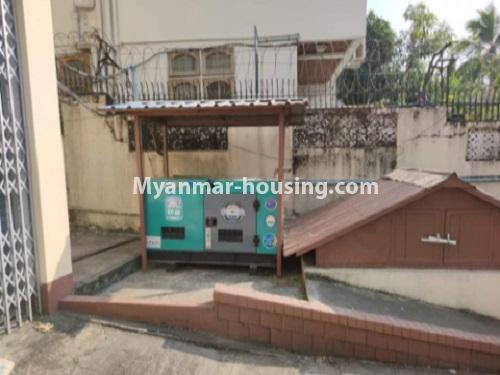 缅甸房地产 - 出租物件 - No.4735 - Three storey landed house for rent in Golden Valley, Bahan! - generator view