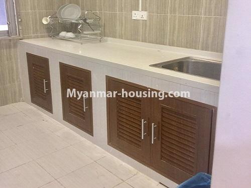 缅甸房地产 - 出租物件 - No.4741 - Furnished 2BHK Royal Thukha condominium for rent in Hlaing! - kitchen view