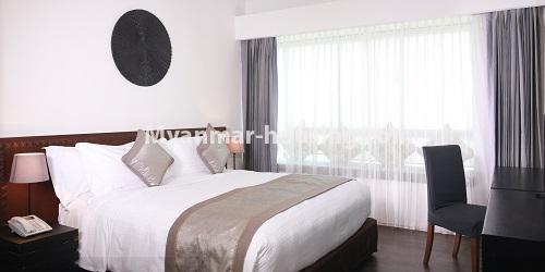 ミャンマー不動産 - 賃貸物件 - No.4745 - 3BHK Pyay Garden Residence serviced room for rent in Sanchaung! - master bedroom view