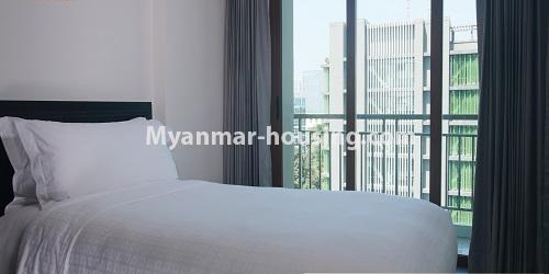 Myanmar real estate - for rent property - No.4745 - 3BHK Pyay Garden Residence serviced room for rent in Sanchaung! - single bedroom view