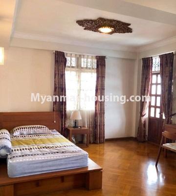 မြန်မာအိမ်ခြံမြေ - ငှားရန် property - No.4747 - ပြည့်ဝကွန်ဒိုတွင် အခန်းကောင်းတစ်ခန်း ငှားရန်ရှိသည်။ - master bedroom view