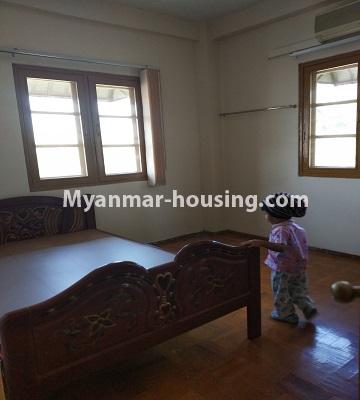 Myanmar real estate - for rent property - No.4748 - Nice and clean apartment for rent near The Embassy of Japan! - master bedroom view