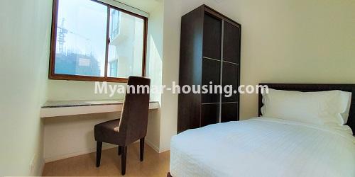 Myanmar real estate - for rent property - No.4750 - 3BHK Pyay Garden Residence serviced room for rent in Sanchaung! - single bedroom view
